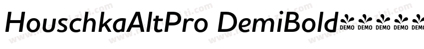 HouschkaAltPro DemiBold字体转换